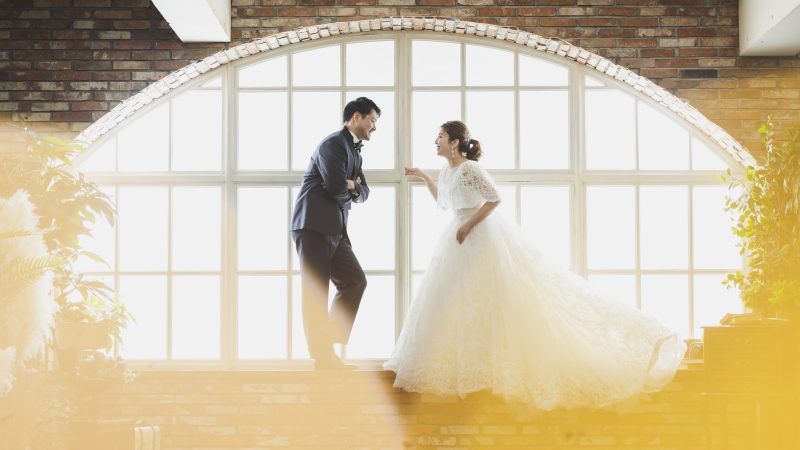 お二人の自然な表情に注目♡