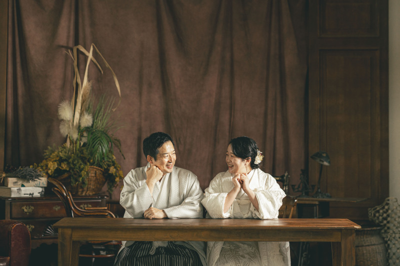 まずは白無垢で