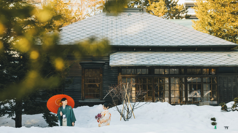 旧永山邸にて和装撮影