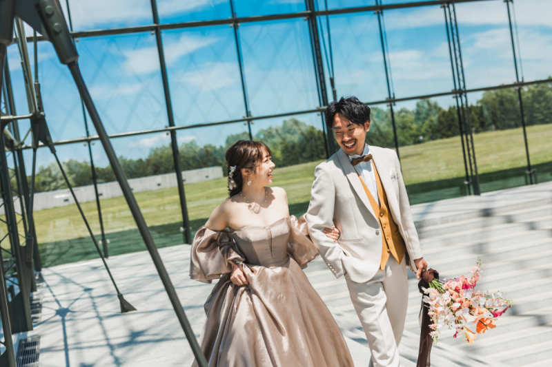 仲良くおさんぽ風に!