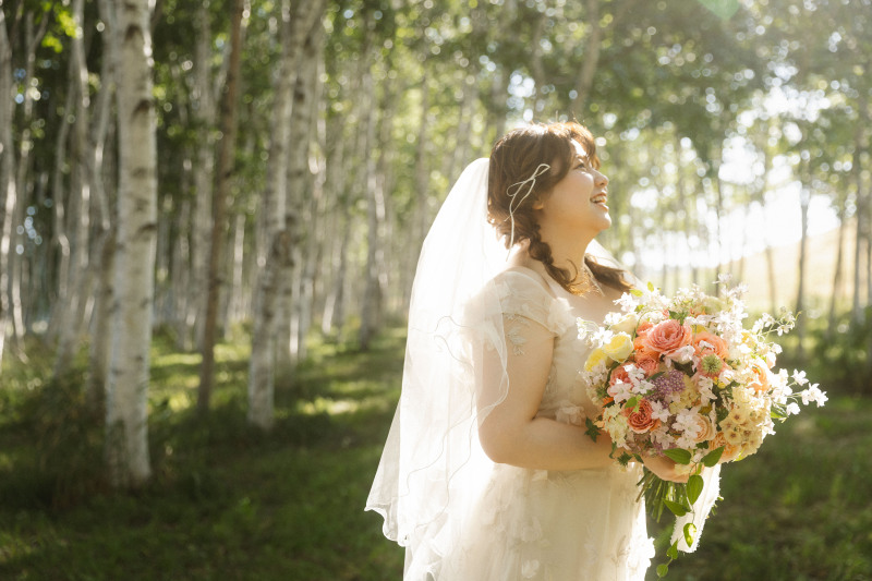 自然光が味方した、とびきりの一枚に