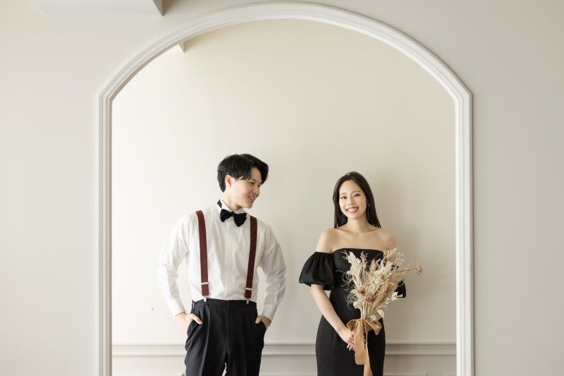 お二人の素敵な表情で