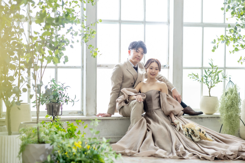 ガーデンの明るい雰囲気で