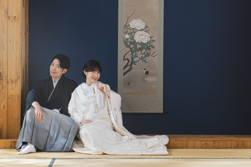 スタジオの畳背景で