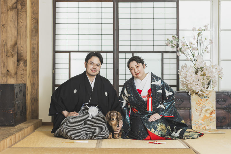 お座りショット