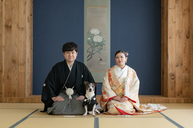 雰囲気を変えて和装で