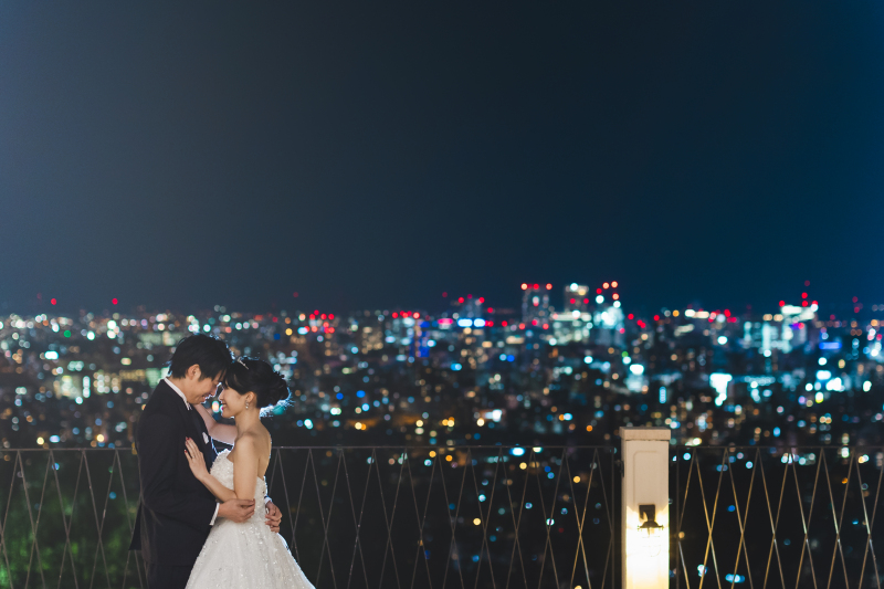 最後は・・・夜景が一望できる場所で