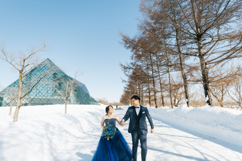 雪の中をお散歩♩