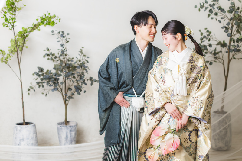 寄り添ってる幸せなご表情もパシャリ