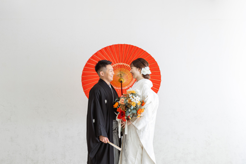 和装での撮影も