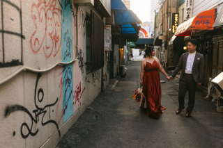 街中ロケーション撮影