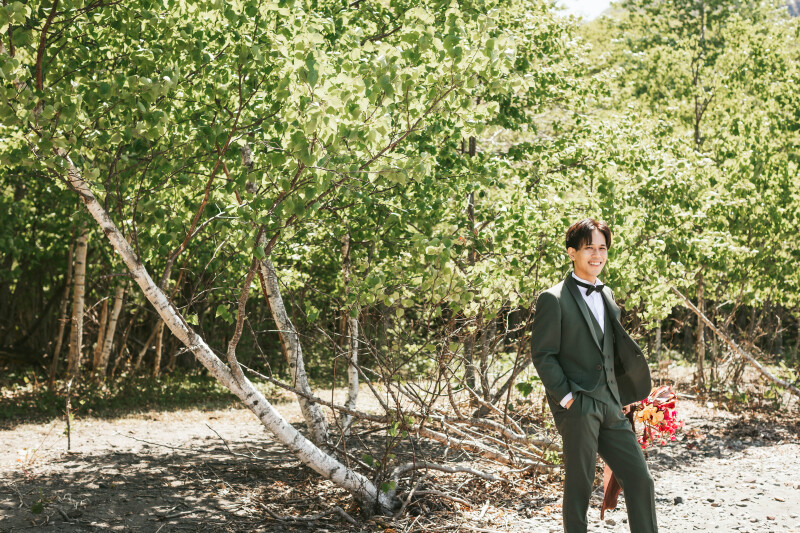 ご新郎様ソロショット