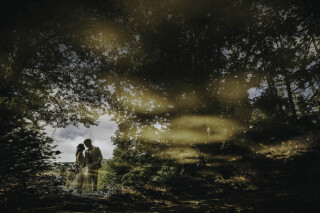 後撮りにて、然別湖ロケ