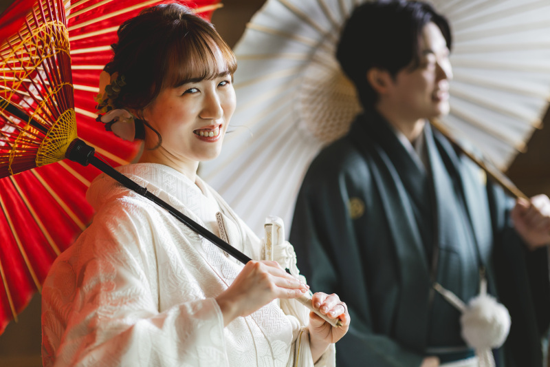 素敵な笑顔で、スタジオ撮影