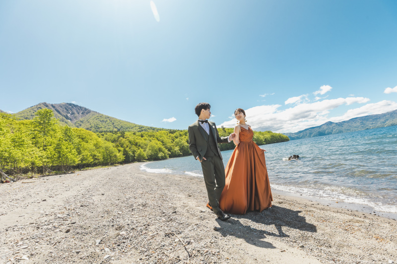 支笏湖でリゾート気分