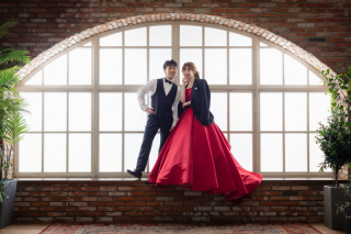 スタジオ×ローズガーデンクライスト教会撮影