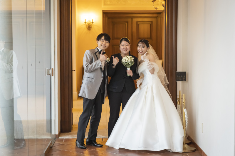 専属プランナーが挙式をしっかりプランニングします