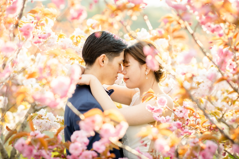 大好きなお花に囲まれて