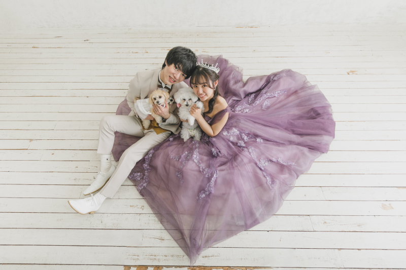 【前撮り+ローズガーデンクライスト教会挙式付プラン】洋装or和装2着 ※衣装グレードアップなし