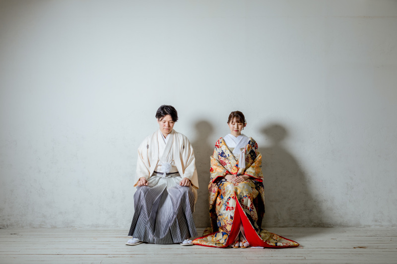 【スタジオスタンダードアルバム16ページ】洋装or和装2着(組み合わせ自由) ※衣装グレードアップなし