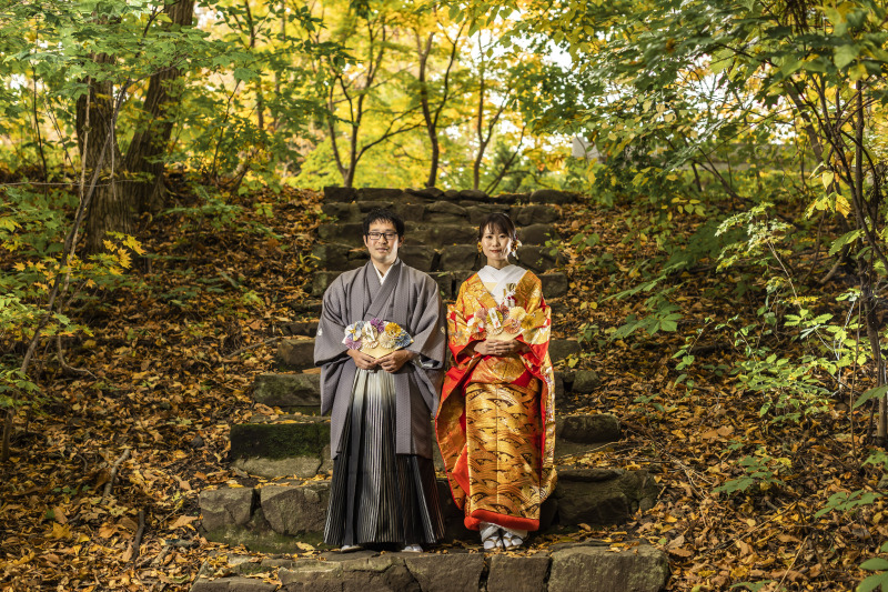 【円山公園or中島公園プラン】洋装or和装1着 撮影データ50カット ※衣装グレードアップなし