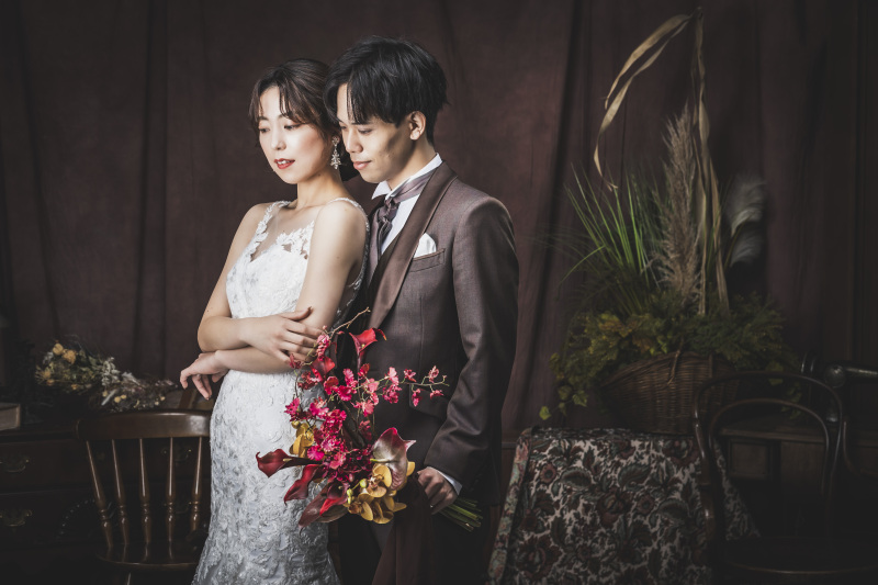 【スタジオ プレミアムアルバム10ページ】洋装or和装1着 韓国レタッチ10枚 ※衣装グレードアップなし