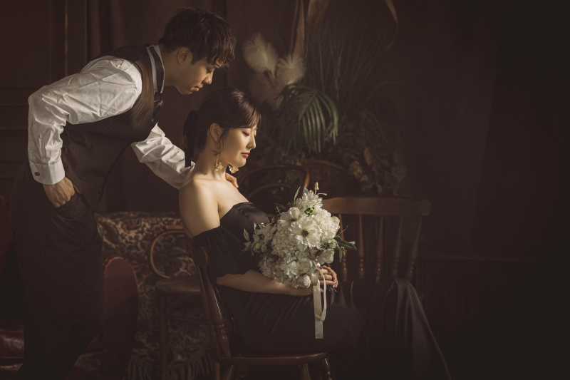 【スタジオ プレミアムアルバム10ページ】洋装or和装1着 韓国レタッチ10枚 ※衣装グレードアップなし