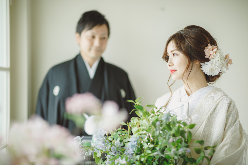 【スタジオ プレミアムアルバム10ページ】洋装or和装1着 韓国レタッチ10枚 ※衣装グレードアップなし