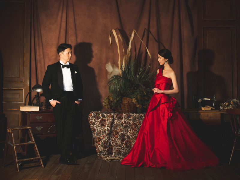 【スタジオスタンダードアルバム30ページ】洋装or和装3着(組み合わせ自由)+私服 ※衣装グレードアップなし