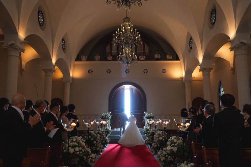 【前撮り+ローズガーデンクライスト教会挙式付プラン】洋装or和装2着 ※衣装グレードアップなし