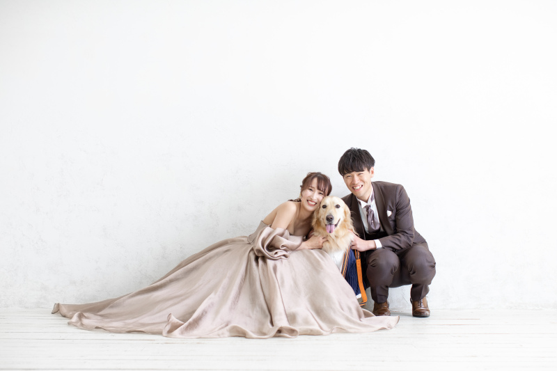 ペットフォトプラン※どのプランでも大切なペットとの撮影追加料金なし! 衣装ランクフリー