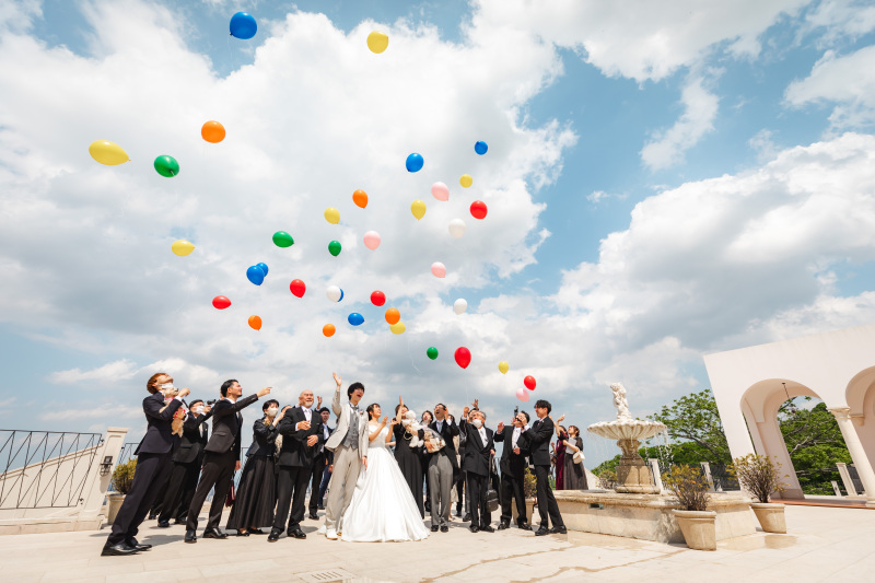 【前撮り+ローズガーデンクライスト教会挙式付プラン】洋装or和装2着 ※衣装グレードアップなし