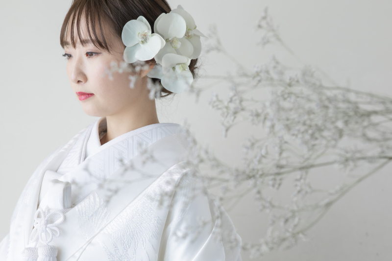 【スタジオ プレミアムアルバム16ページ】洋装or和装2着(組み合わせ自由) 韓国レタッチ16枚 ※衣装グレードアップなし