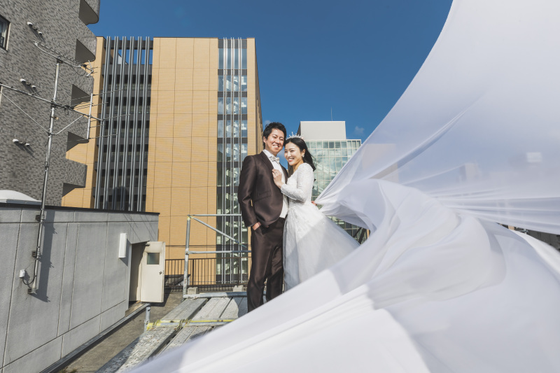 【スタジオ プレミアムアルバム16ページ】洋装or和装2着(組み合わせ自由) 韓国レタッチ16枚 ※衣装グレードアップなし