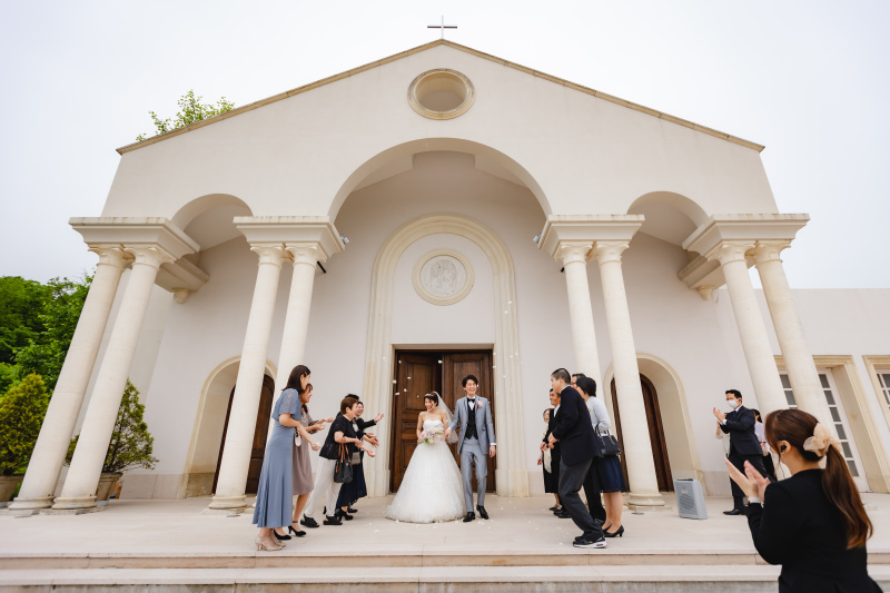 【前撮り+ローズガーデンクライスト教会挙式付プラン】洋装or和装2着 ※衣装グレードアップなし