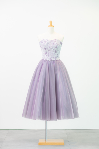 color dress（ミモレ丈）