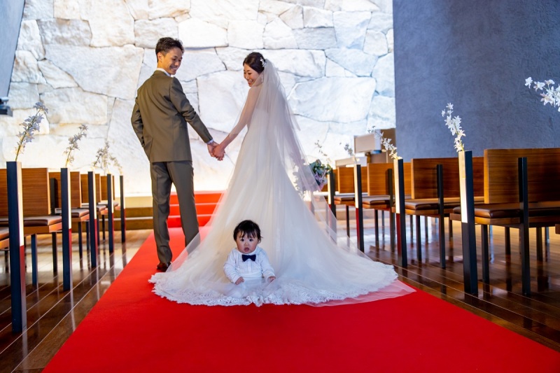 ご家族で撮るチャペルフォト