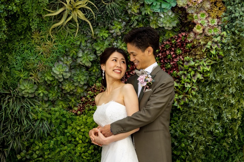 絵になるパーティ会場でのワンショット