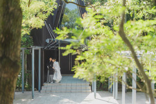 【迎賓館】緑の中で【和装前撮り】