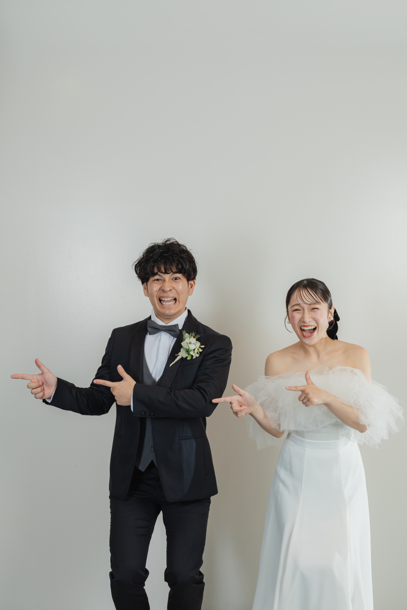 遊び心たっぷりのポーズ♪