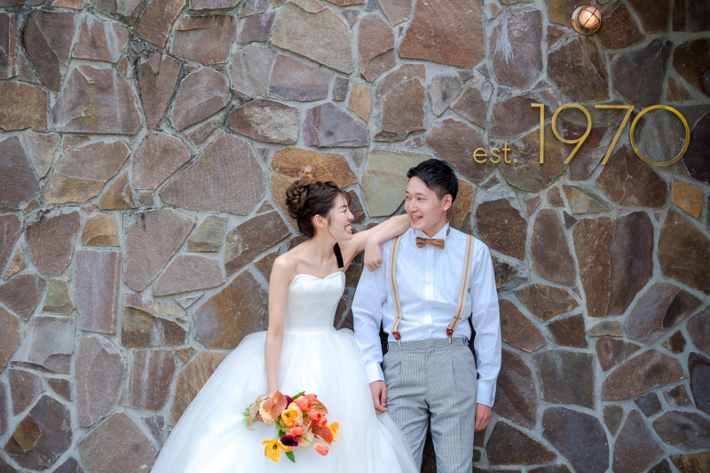 迎賓館「別棟」で、トレンド感たっぷりのフォトを。