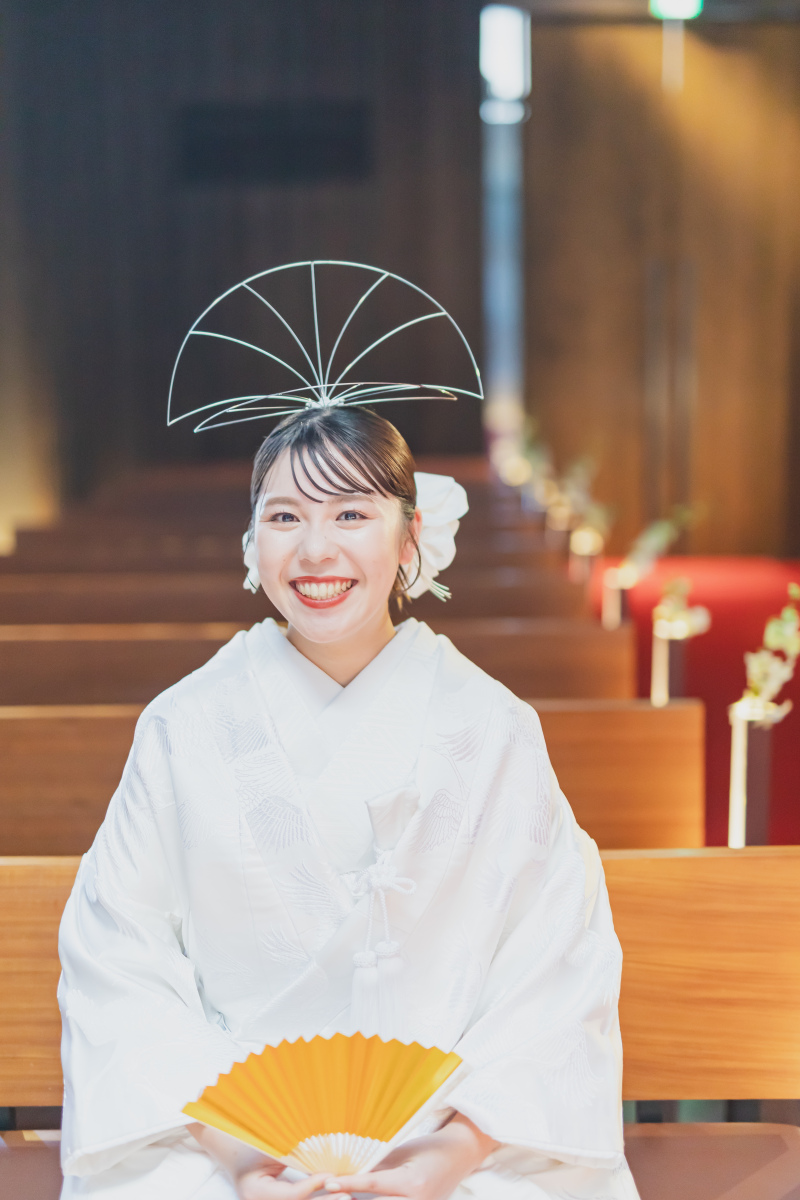 綿帽子の下は…