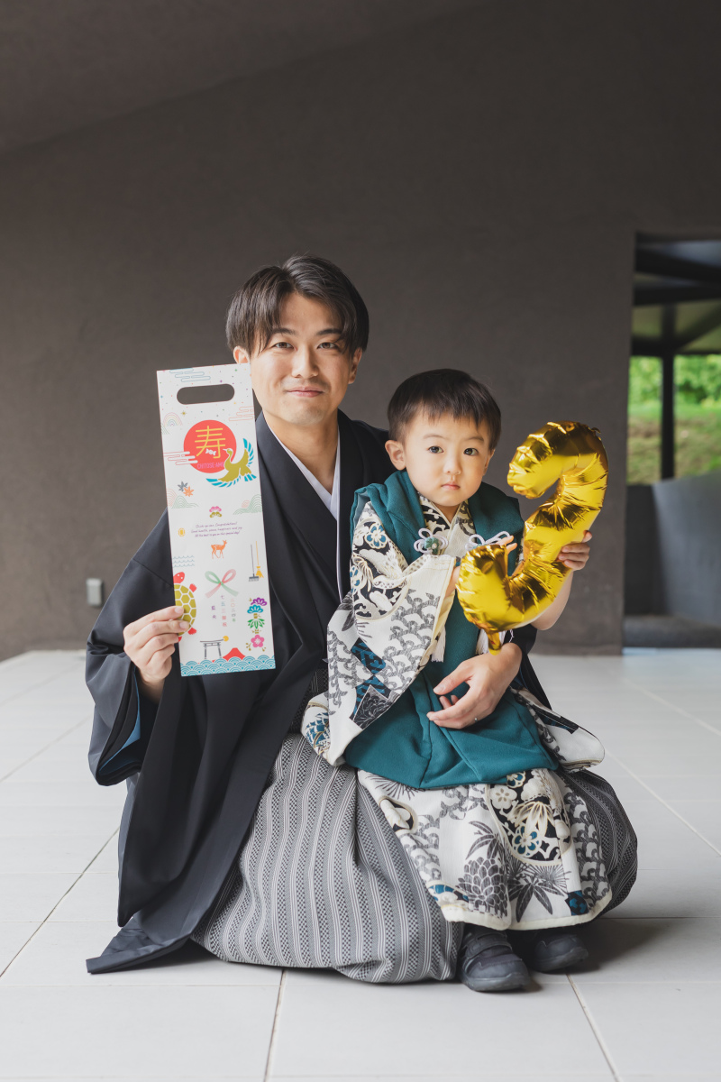 お子様もお色直し