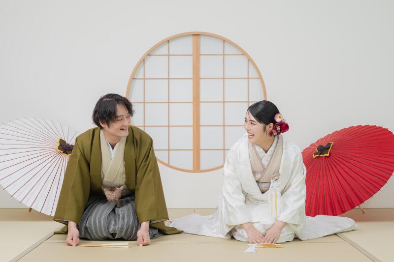 番傘は無料でお貸出し可能です◎