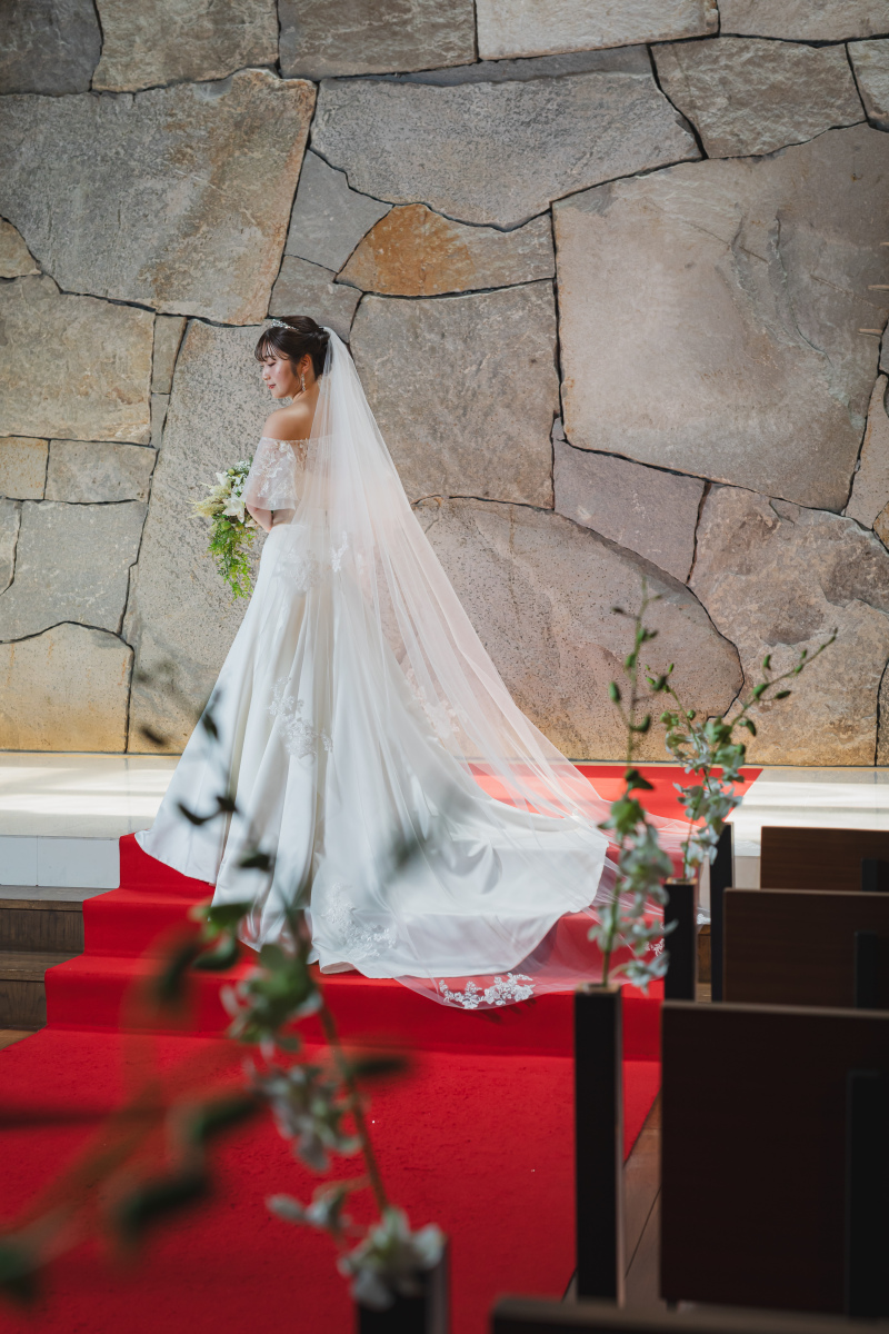 着数やドレスの組み合わせは150着以上◎