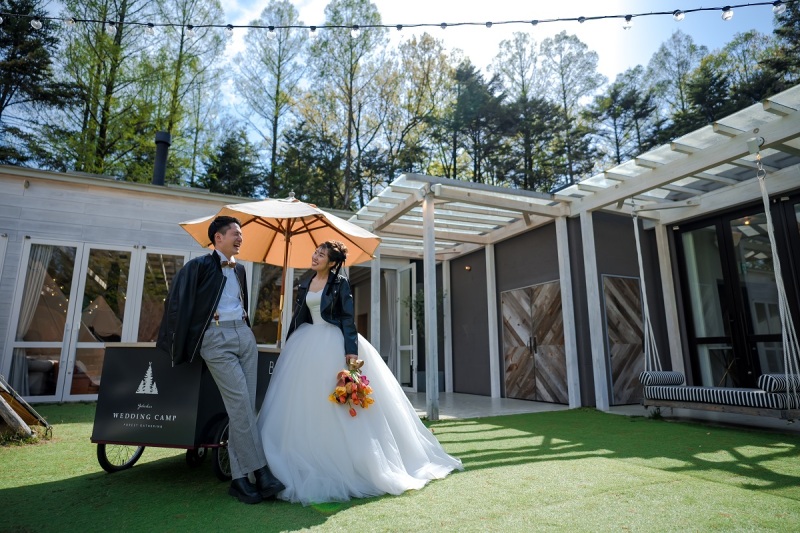アウトドア好きな方にぴったり!【Wedding Camp】データ100カット付