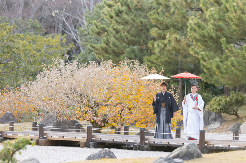【日本庭園で本格撮影】和装ロケーションプラン