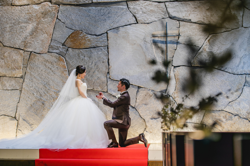 【本物志向のチャペル+ガーデンで撮影】データ100カット付