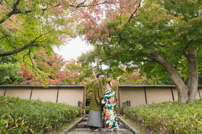 【日本庭園で本格撮影】和装ロケーションプラン