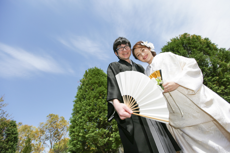 平日撮影プラン【洋装1着・和装1着ロケーションプラン】データ100カット付